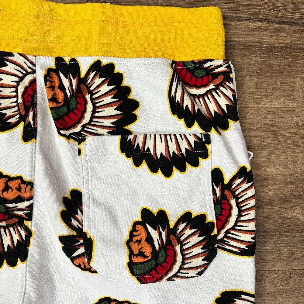 Hustle Gang Over Everything Indian Chief Shorts Sz M - Picture 8 of 9